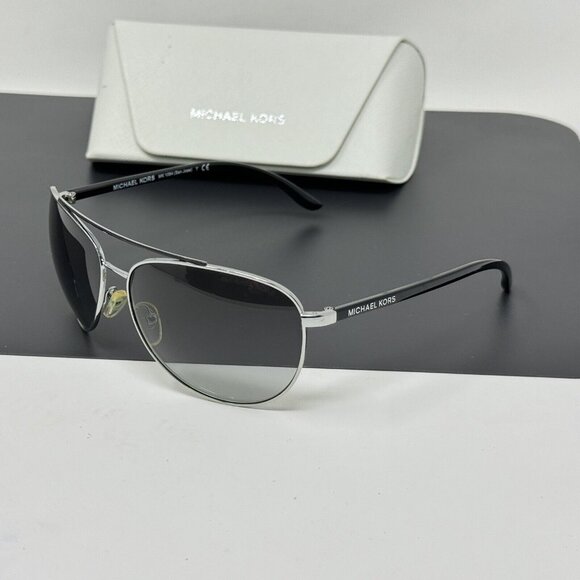 Michael Kors San Jose MK1054 Aviator Silver Sunglasses 60 [] 14-130 main image 11